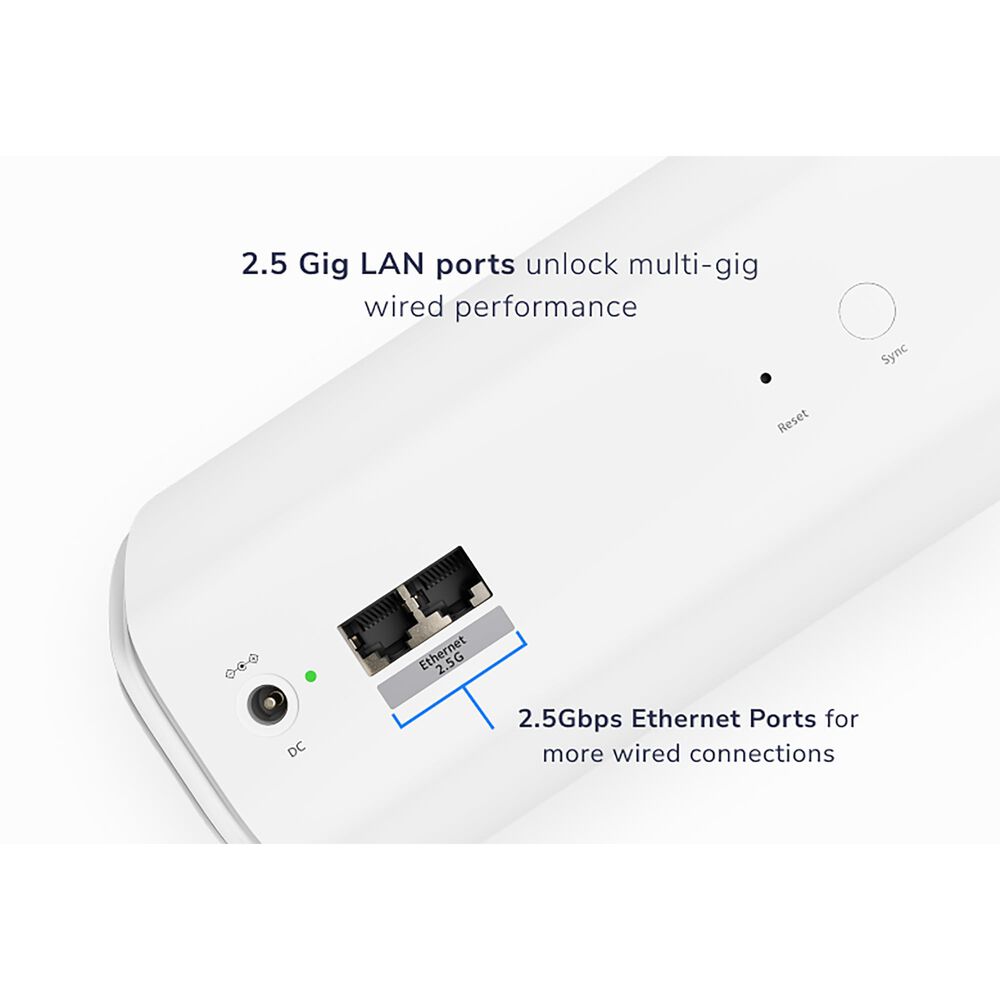 NETGEAR Orbi 770 Series Tri-Band Wi-Fi 7 Mesh Router Add-on Satellite in White, , large