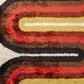 Novogratz Retro RET-2 7"6" x 9"6" Red Area Rug, , large