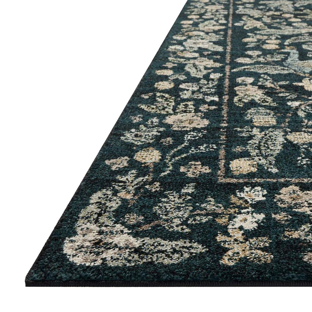 Rifle Paper Co. x Loloi Laurel Peacock Garden 2&#39;8&quot; x 8&#39; Navy Runner, , large