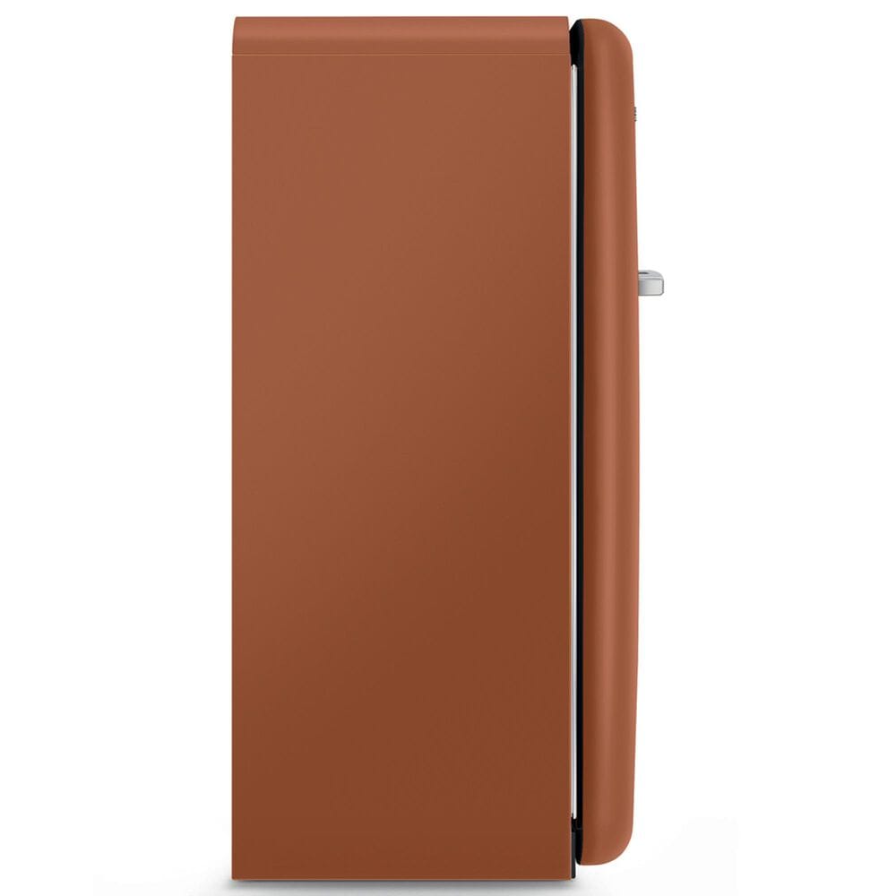 SMEG 9.53 Cu. Ft. Freestanding Refrigerator with Right Hinge in Amber Clay, , large