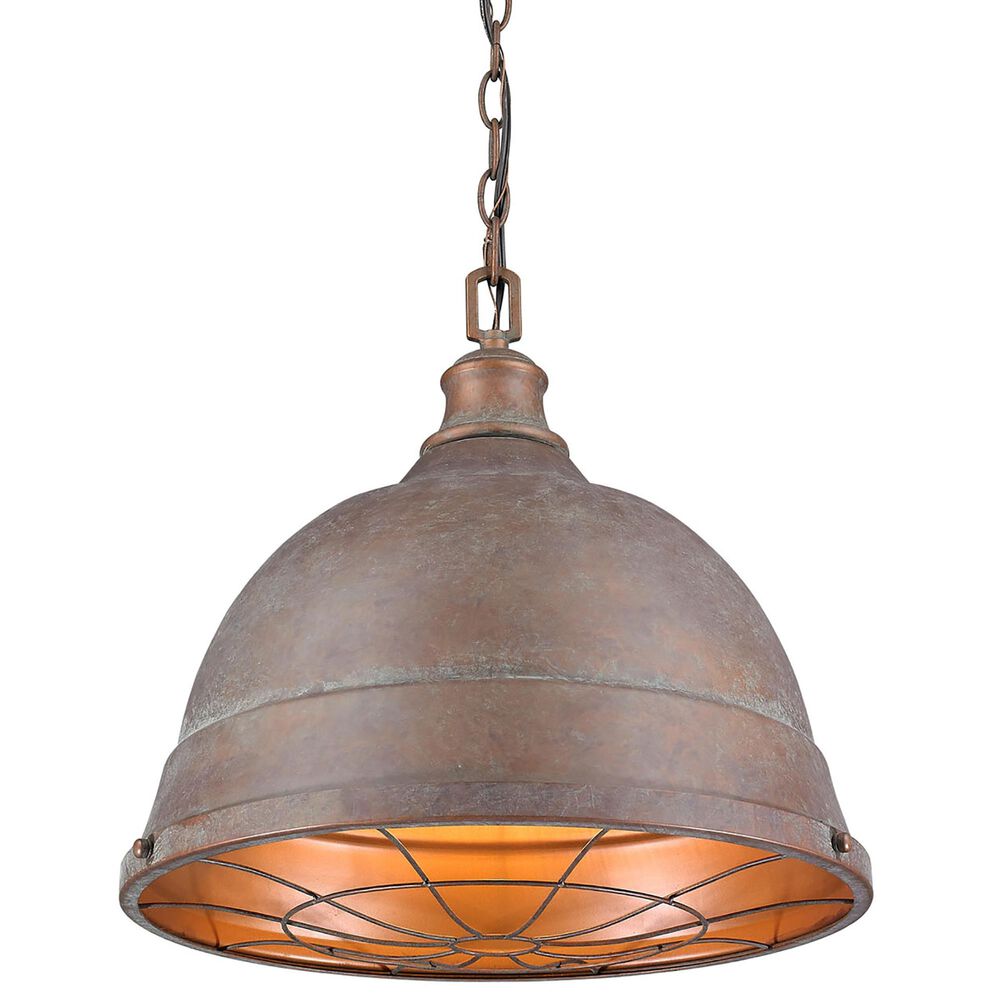 Golden Lighting Bartlett 2-Light Pendant in Copper Patina, , large
