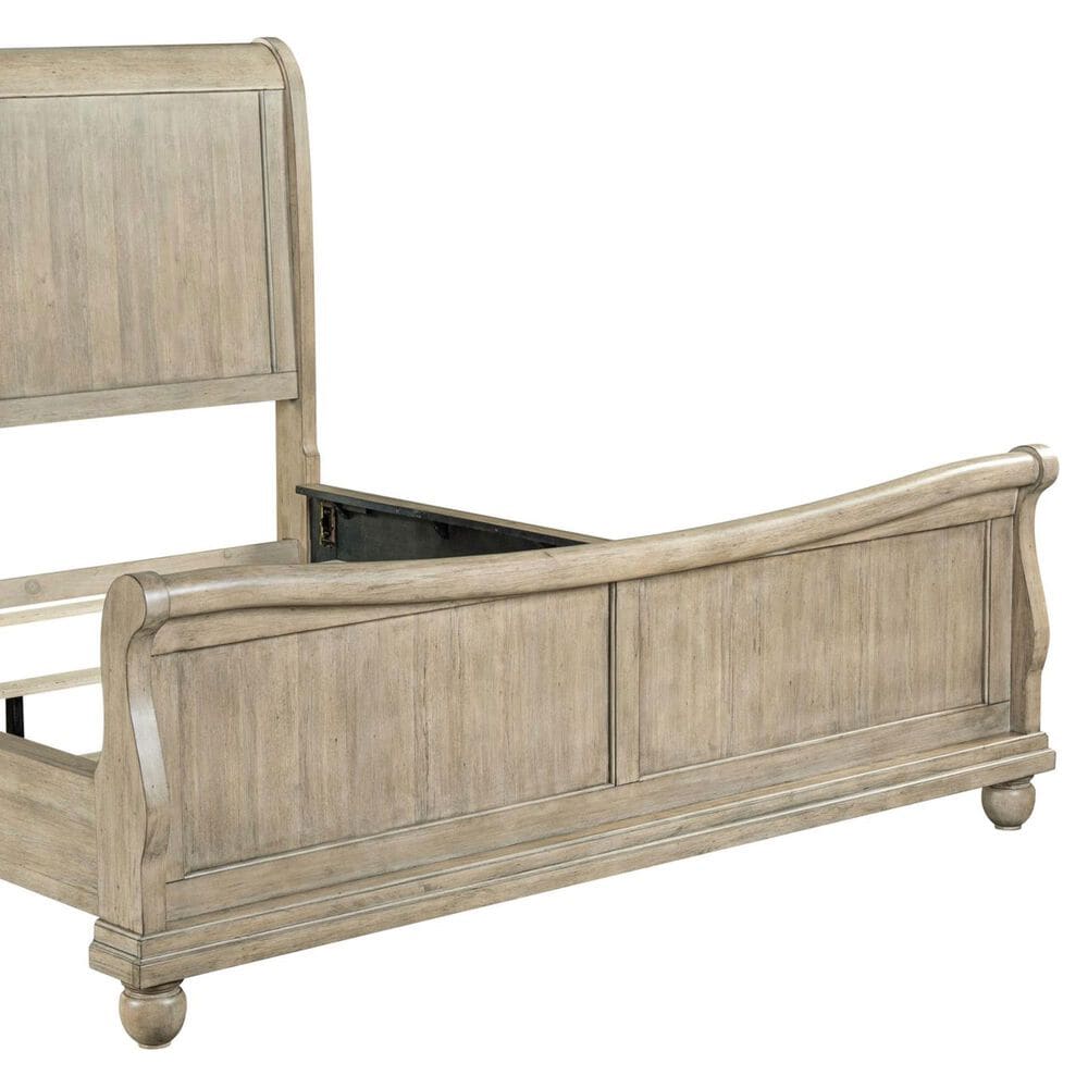 Belle Furnishings Rustic Traditions 3-Piece King Sleigh Bedroom Set in Saddle Tan, , large