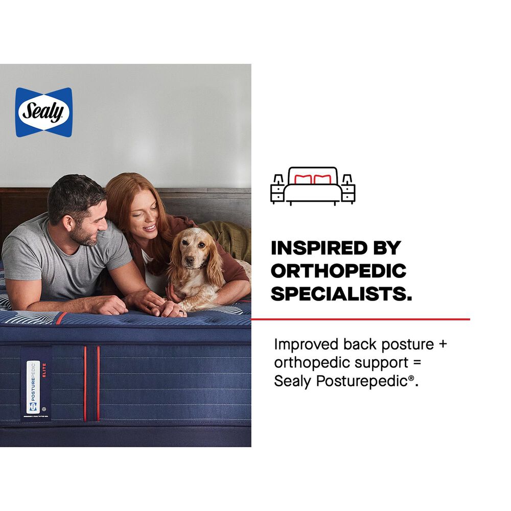 Sealy Brenham Medium Pillowtop Twin XL Mattress with Low Profile Box Spring, , large