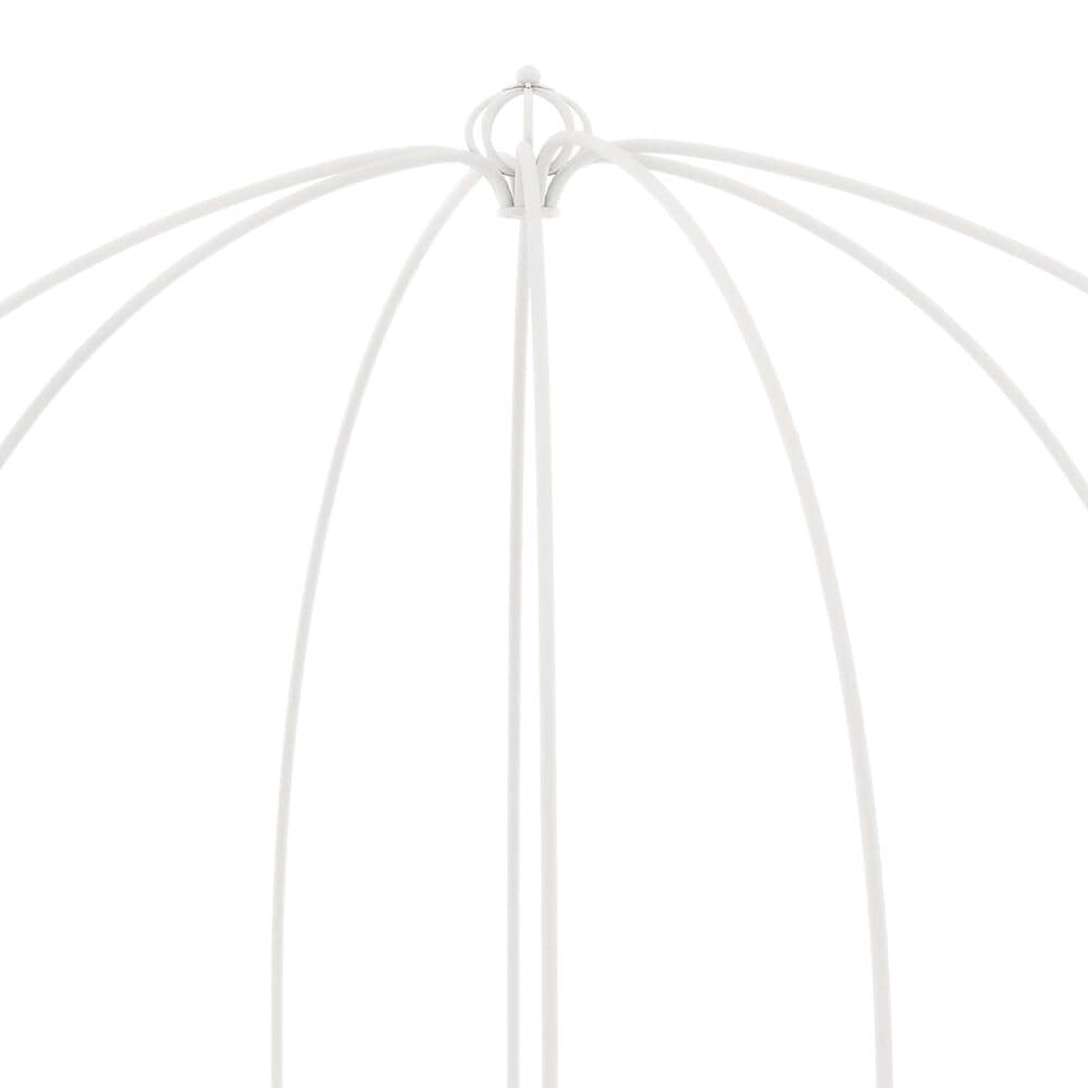 Furniture of America Carriage Twin Canopy Bed in White, , large