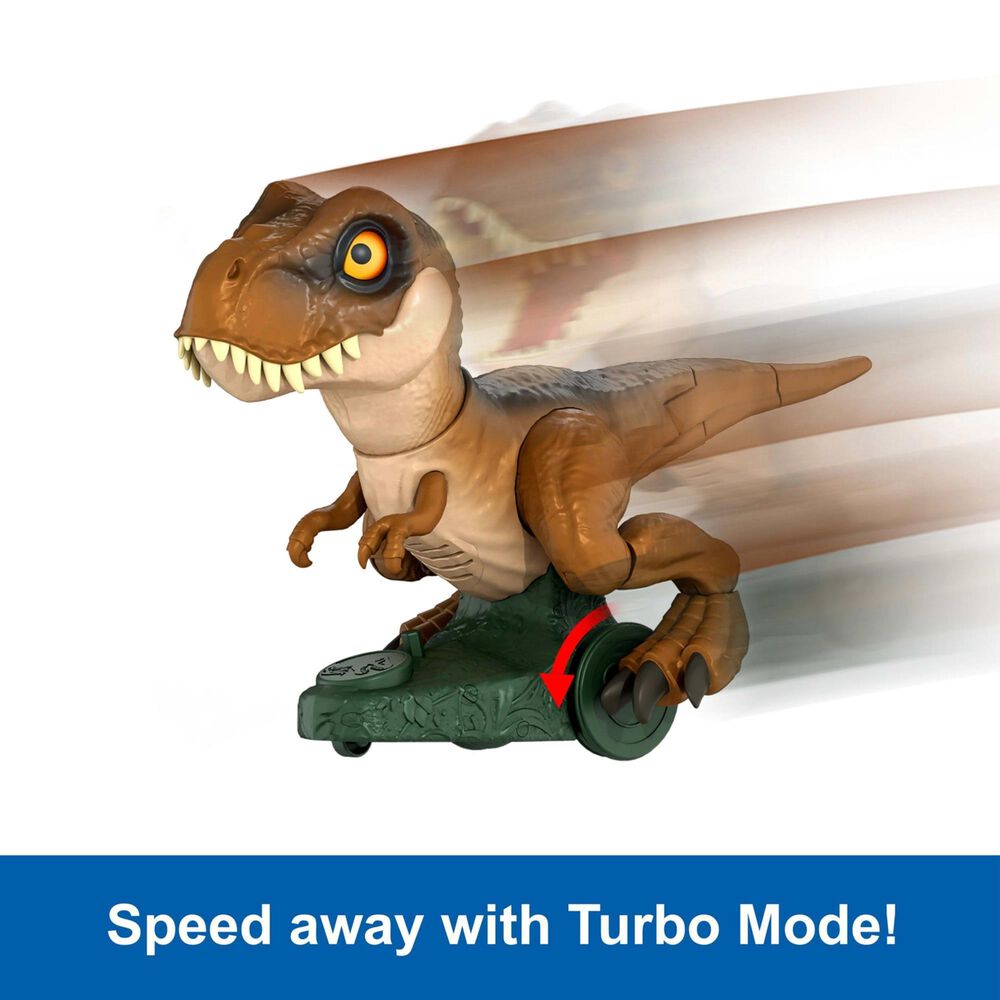 Barbie Roarin Frenzy T.Rex Dinosaur Figure with Remote Control, , large