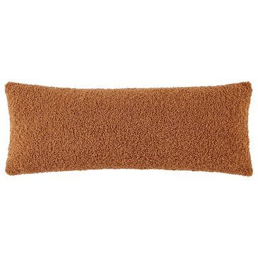 HiEnd Accents Teddy 14" x 36" Throw Lumbar Pillow in Caramel, , large