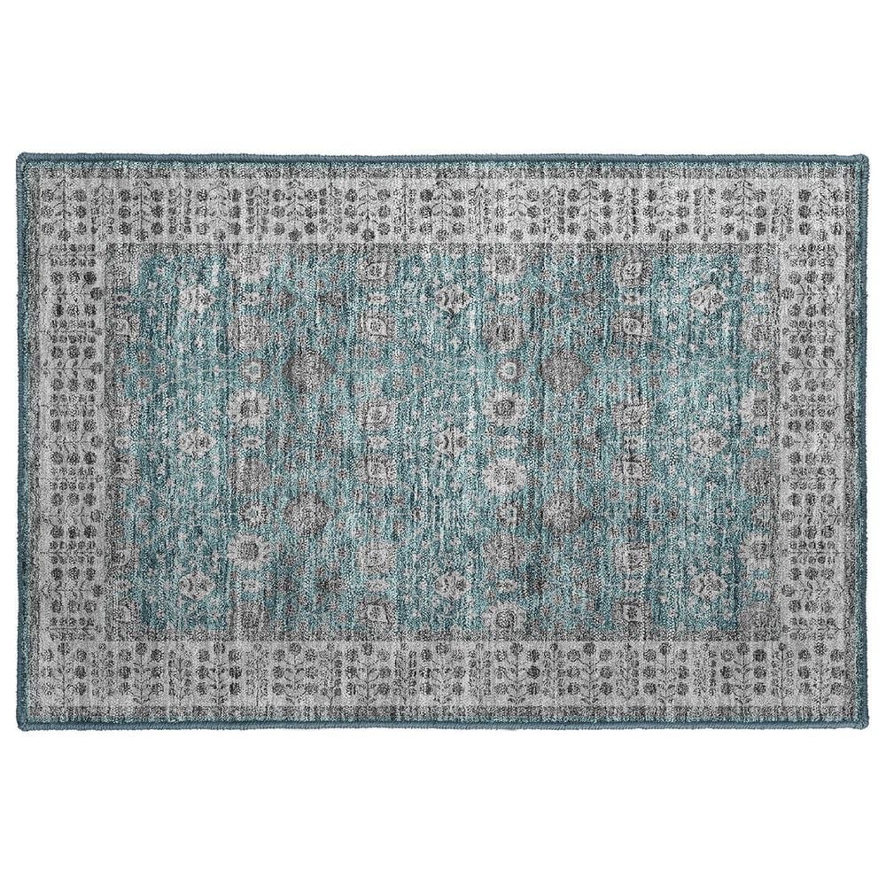 Dalyn Rug Company Hatay HY8 1"8" x 2"6" Teal Area Rug, , large