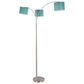 Grandview Gallery Willow Trio Floor Lamp in Brushed Nickel, , large