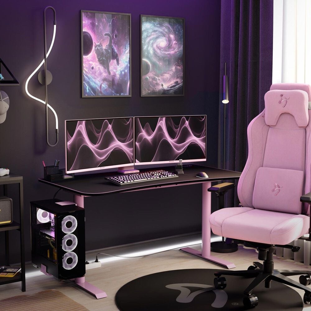 Arozzi Nova 27&quot; IPS 180Hz Gaming Monitor in Pink, , large