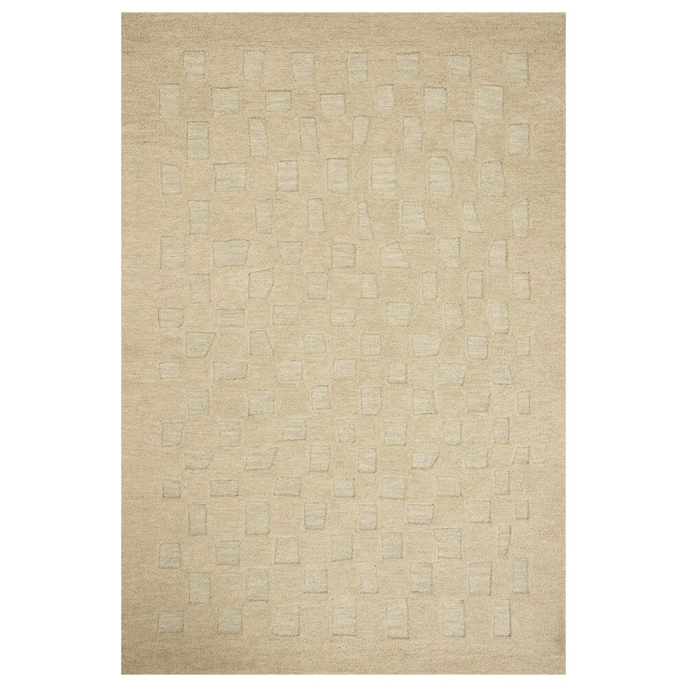 Loloi Craven Oatmeal and Dove 5" x 7"6" Area Rug, , large