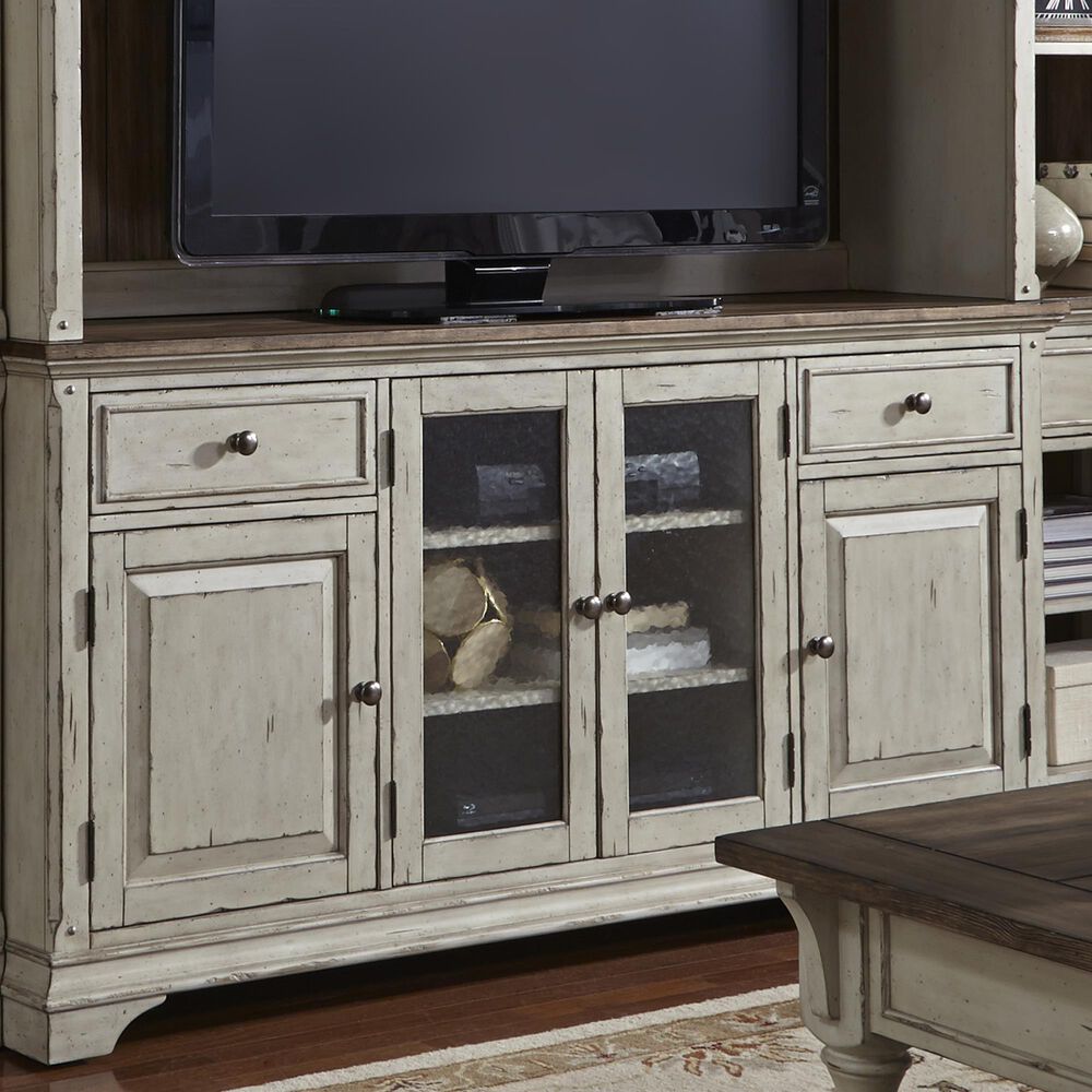 Belle Furnishings Morgan Creek 68&quot;  TV Console in White, , large