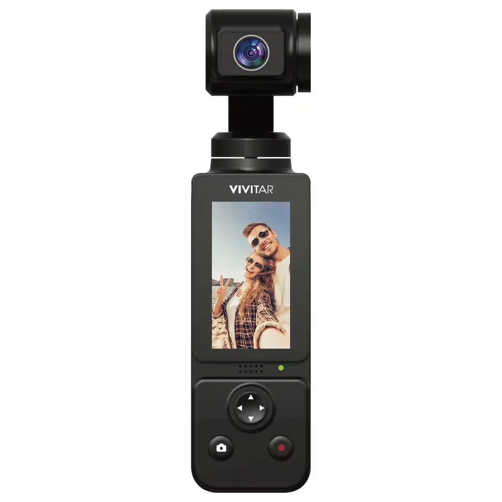 Vivitar 4K 3 Axis Pocket Camcorder in Black, , large