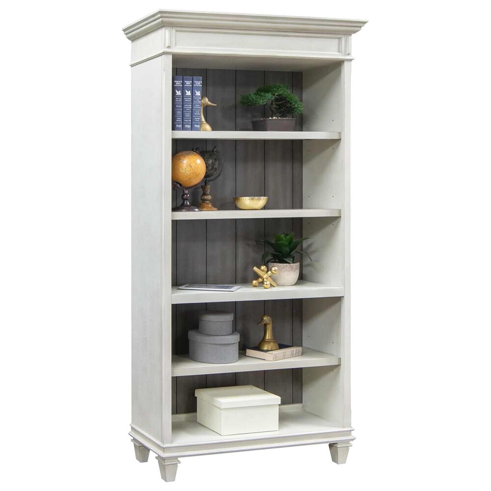 Wycliff Bay Hartford Open Bookcase in White NFM