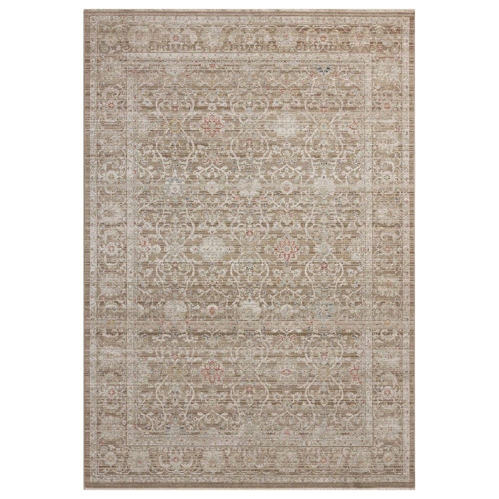 Loloi II Ida 9"3" x 13"1" Bark and Multicolor Area Rug, , large
