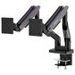 MSI Full-Motion Dual Monitor Mount for 17"-35" Screen in Matte Black and Painted Grey, , large