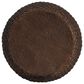 Hearth and Haven Outdoor Faux Rattan Side Table with Basket Weave Pattern in Brown, , large