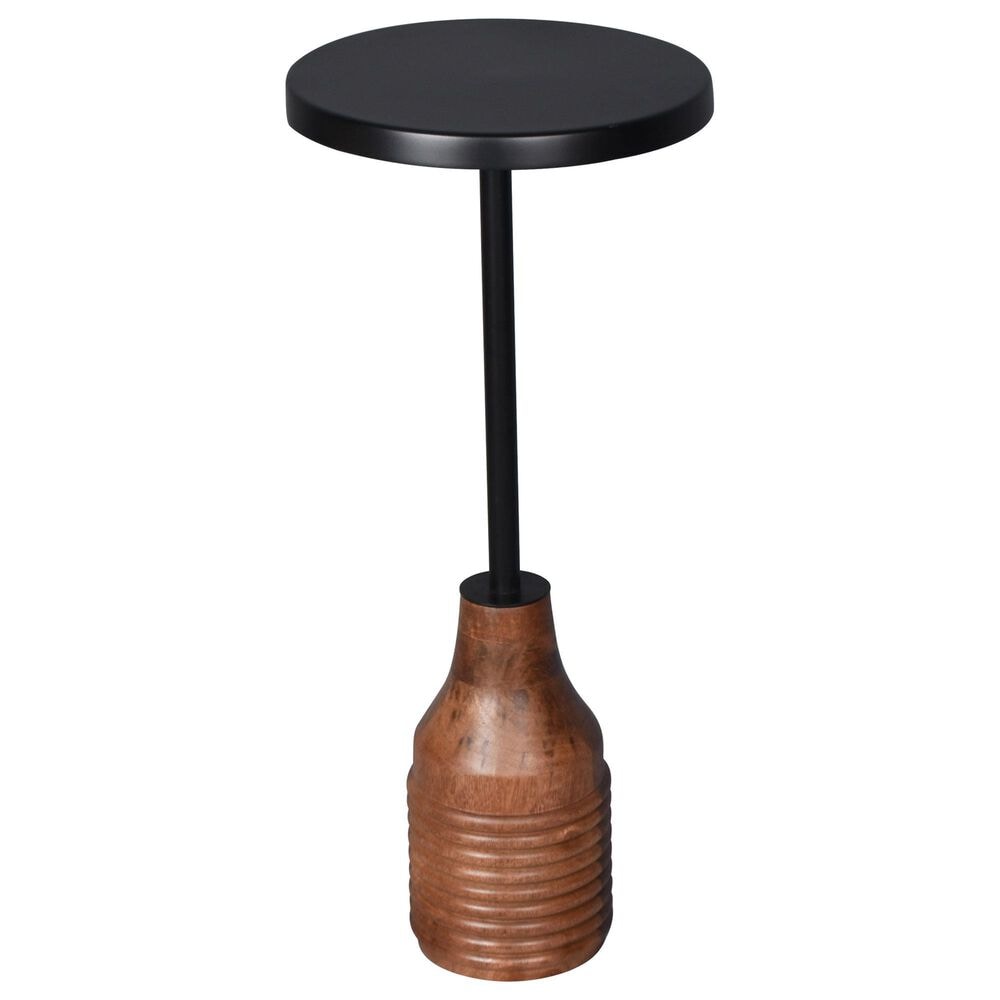 LR Home Martini Drink Table in Black, , large