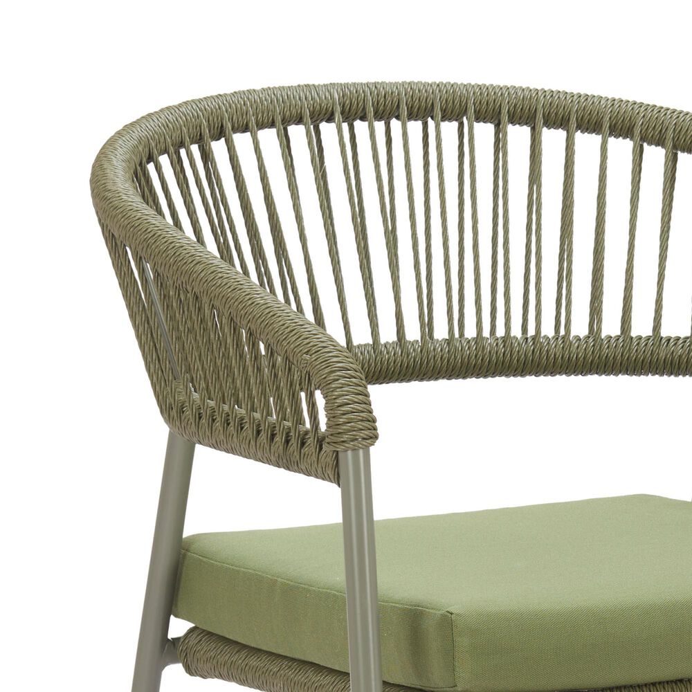 Zuo Modern Skye Outdoor Dining Chair in Green (Set of 2), , large