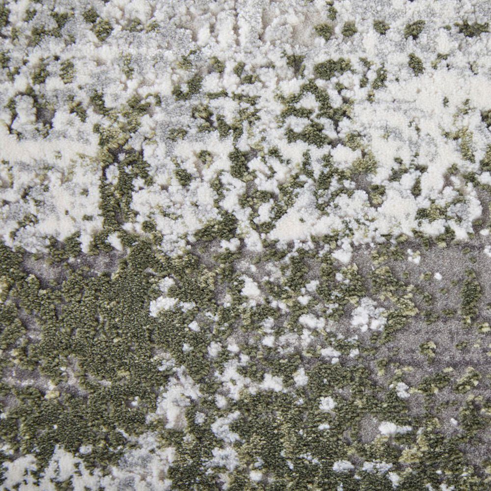 Feizy Cadiz 39N5F Green and Ivory 3"1" x 5" Area Rug, , large