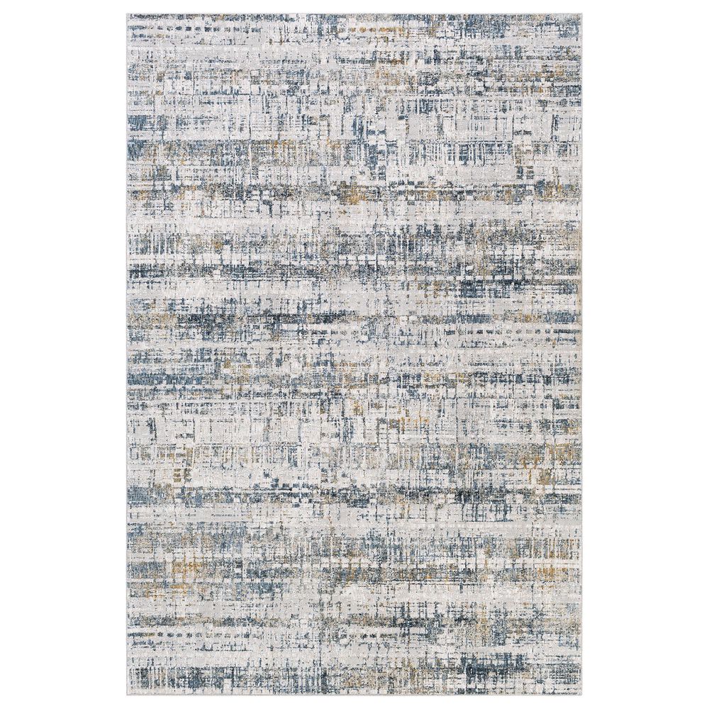 Surya Carmel 10" x 14" Camel, Mustard, Navy and Aqua Area Rug, , large