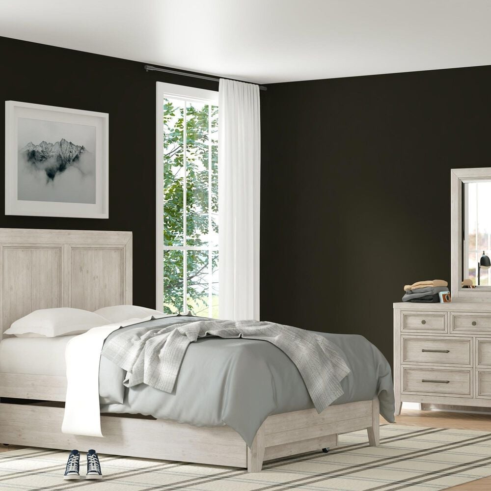 Eastern Shore Carlson Full Panel Bed in Washed Linen, , large