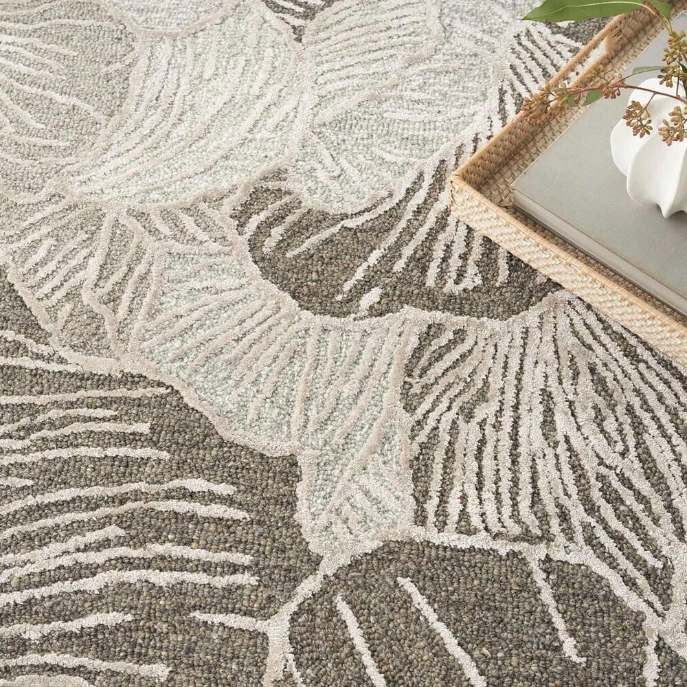 Nourison Avra 3&#39;9&quot; x 5&#39;9&quot; Grey Area Rug, , large