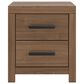 Ashley Broachmyn Twin Bed with Nightstand in Warm Auburn, , large