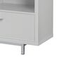 Pacific Landing TV Console with Metal Base in White, , large