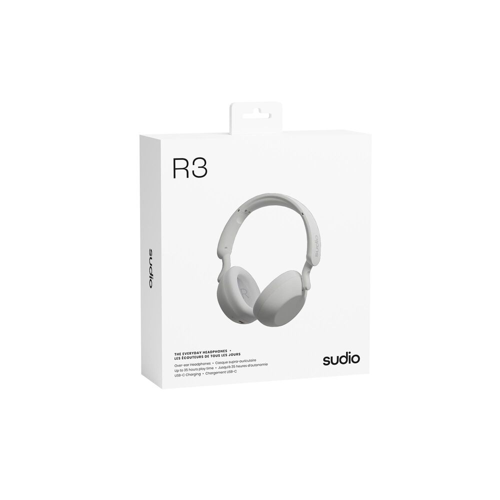 Sudio R3 True Wireless Headphones in White, , large