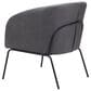 Zuo Modern Quinten Accent Chair in Vintage Gray and Gold, , large