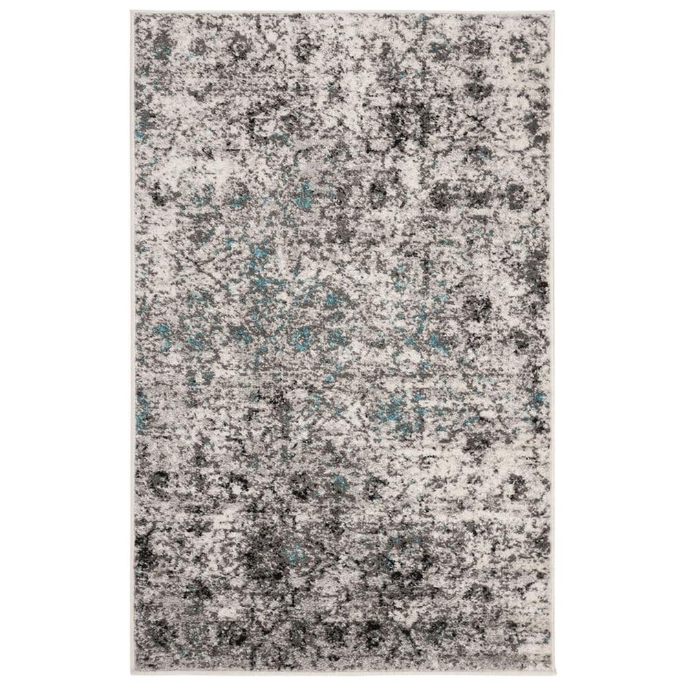 Safavieh Adirondack ADR135C 4" x 6" Grey and Black Area Rug, , large