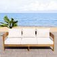 Safavieh Theo 3-Seater Outdoor Sofa in Taupe, , large