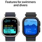 Apple Watch Ultra 2 GPS + Cellular 49mm Black Titanium Case with Black Ocean Band, , large