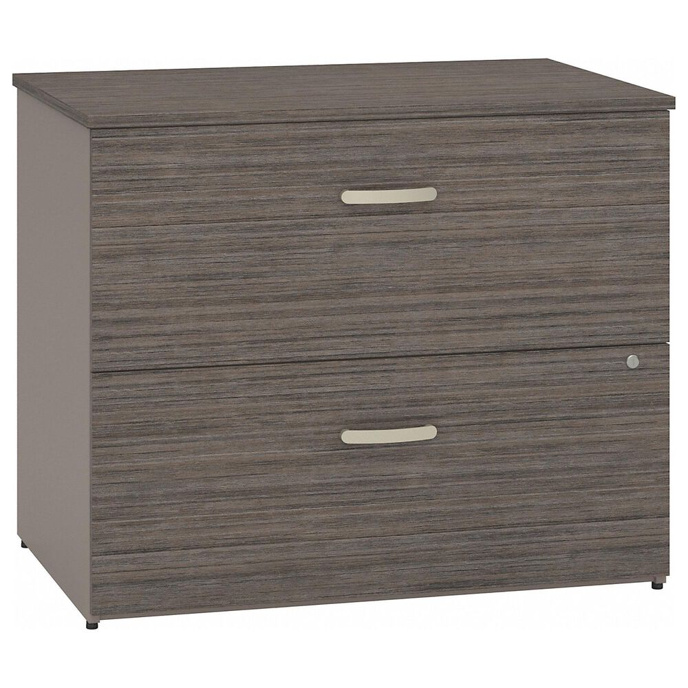Bush Contemporary 2-Drawer Lateral File in Cocoa and Pewter, , large