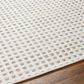 Surya Ariel White, Medium Gray and Taupe 10" x 14" Area Rug, , large