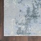 Nourison Silk Shadows 2" x 3" Blue and Sky Area Rug, , large