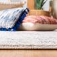 Safavieh Tulum Transitional 3" x 5" Ivory and Fuchsia Area Rug, , large