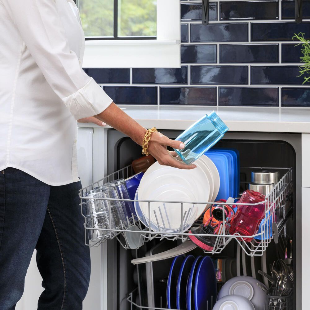 GE Appliances 24&quot; Electronic Touch Built-In Dishwasher in White, , large