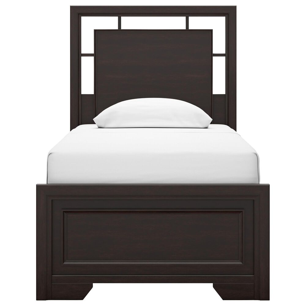 Ashley Covetown 5-Piece Twin Bedroom Set in Dark Brown, , large