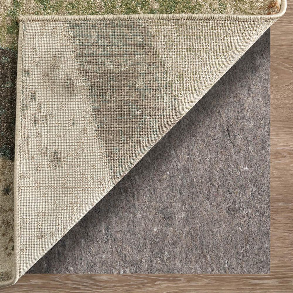 Feizy Eden Geometric Ivory and Multicolor 5&#39; x 7&#39;6&quot; Area Rug, , large