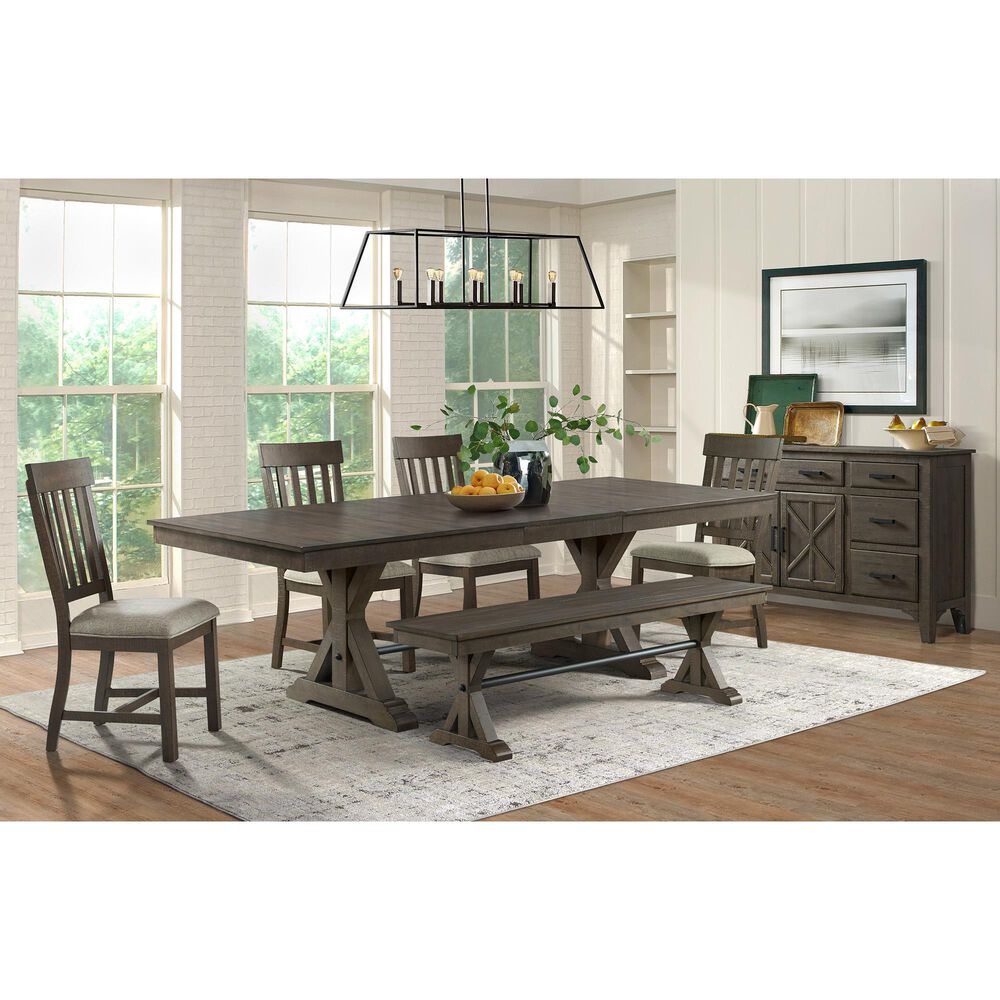 Hawthorne Furniture Sullivan Backless Dining Bench in Burnished Clay, , large