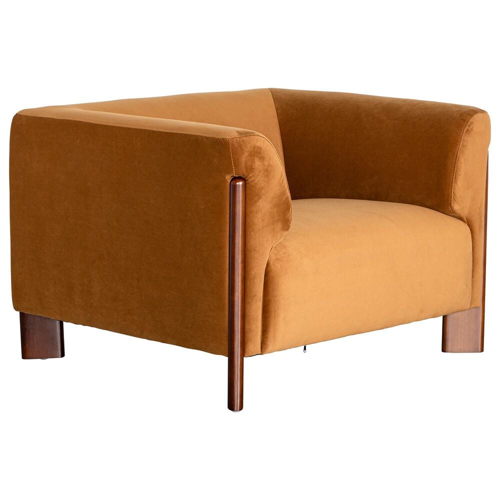 Kuka (Hk) Trade Co Lmt Motion Accent Chair in Soren Ochre, , large