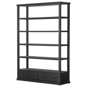 Four Hands Maya Woodmore 5-Shelf Bookcase in Dark Totem, , large