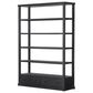 Four Hands Maya Woodmore 5-Shelf Bookcase in Dark Totem, , large