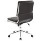 OSP Home Armless Manager Chair in Black, , large