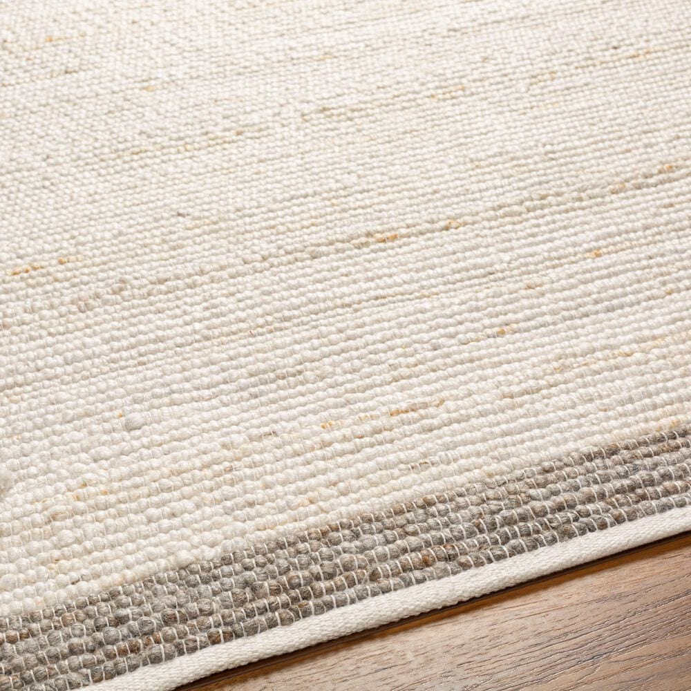 Surya Florentina Ivory and Medium Gray 10&#39; x 14&#39; Area Rug, , large