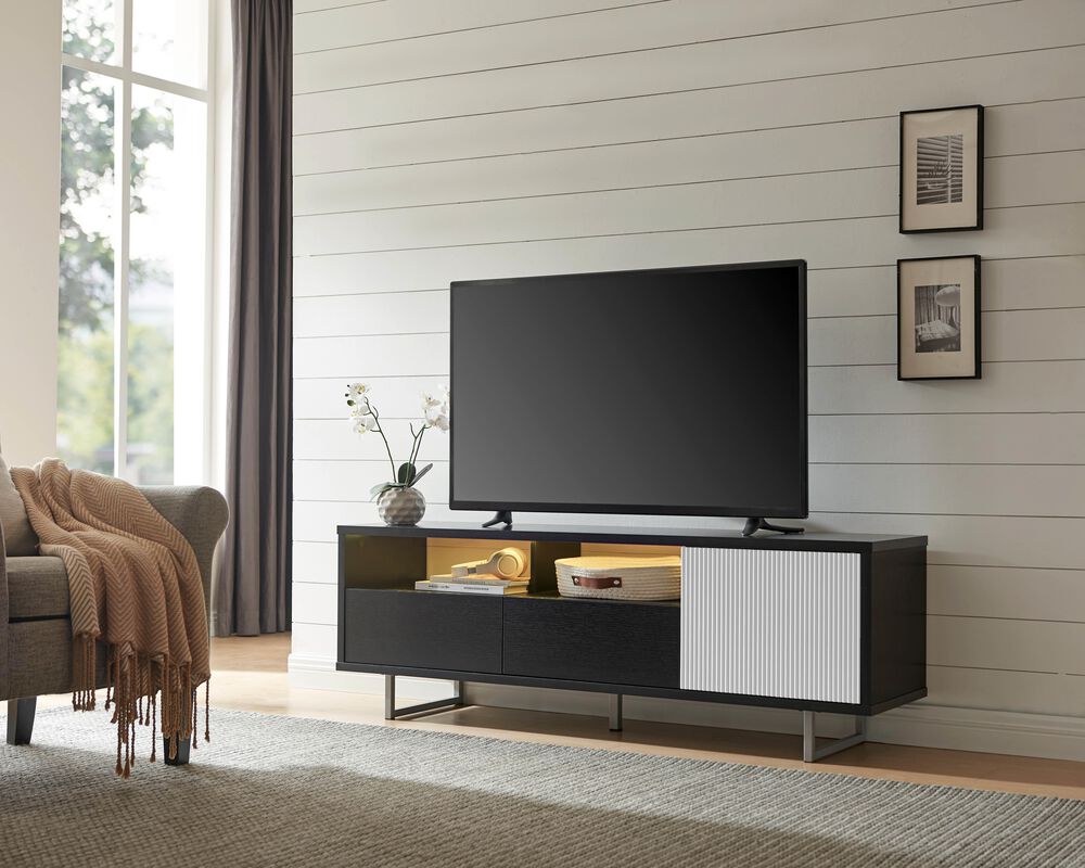 Global Movement TV Stand in Light Maple, , large