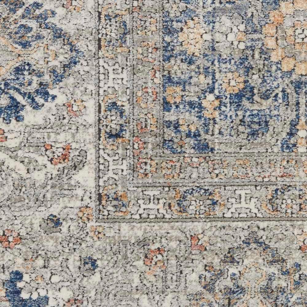 Nourison Starry Nights STN08 5&#39; x 7&#39; Light Blue Area Rug, , large