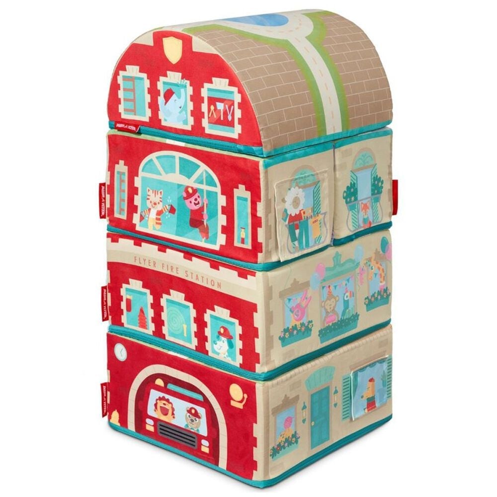 Radio Flyer Tumble Town Foam Building Blocks in Multicolor, , large