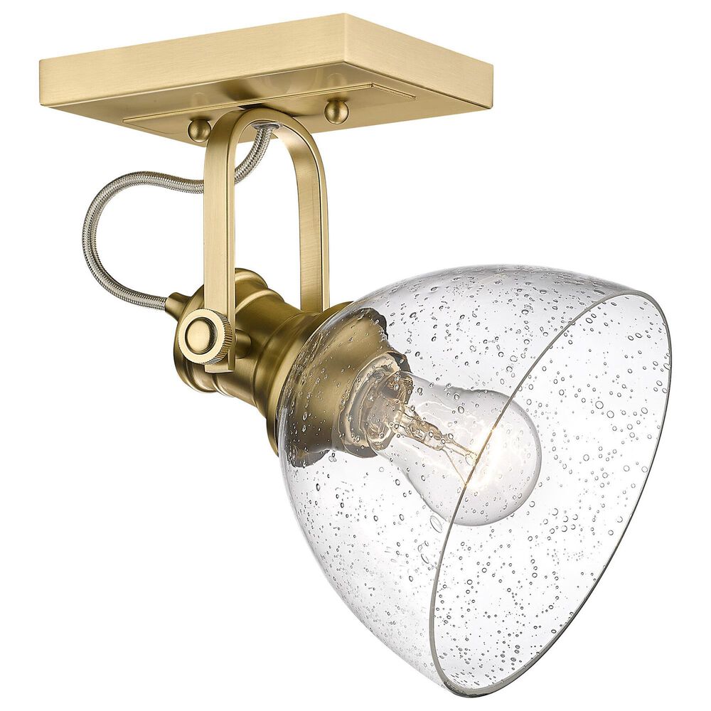 Golden Lighting Hines 1-Light Semi-Flush Mount in Brushed Champagne Bronze, , large